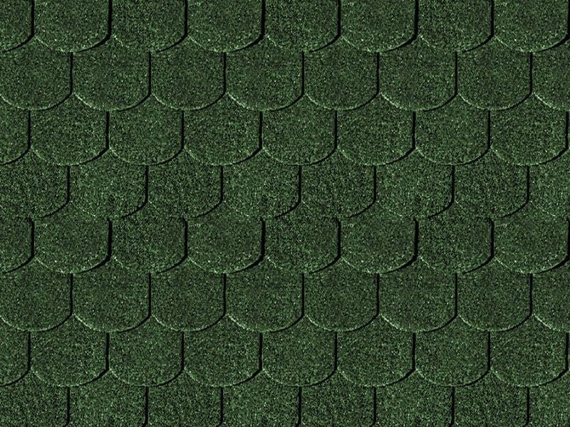 Karibu Dachschindeln Biberschwanz dunkelgrün 2  Pakete