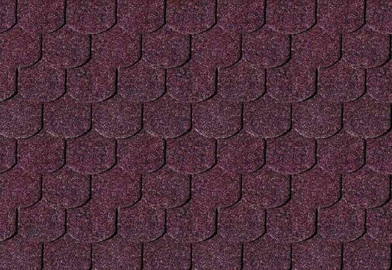 Karibu Dachschindeln Biberschwanz dunkelrot 13 Pakete