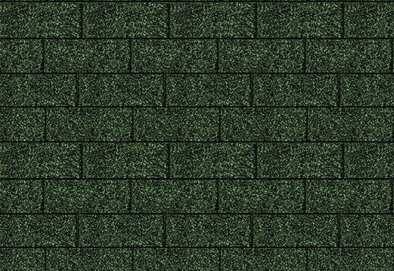 Karibu Dachschindeln Rechteck dunkelgrün 11 Pakete