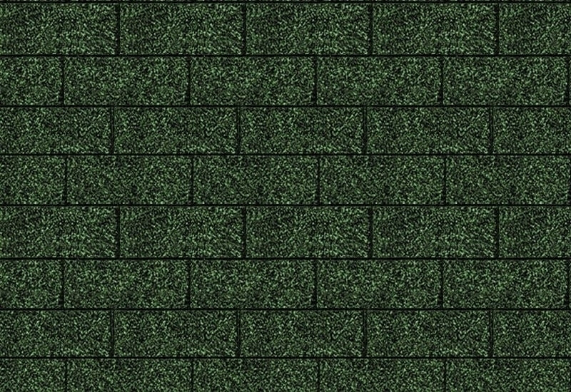 Karibu Dachschindeln Rechteck dunkelgrün 13 Pakete