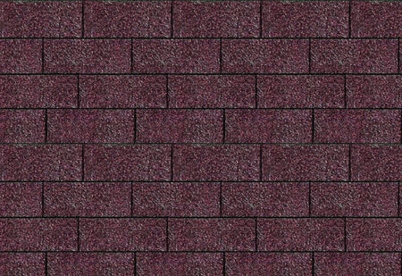 Karibu Dachschindeln Rechteck dunkelrot 12  Pakete