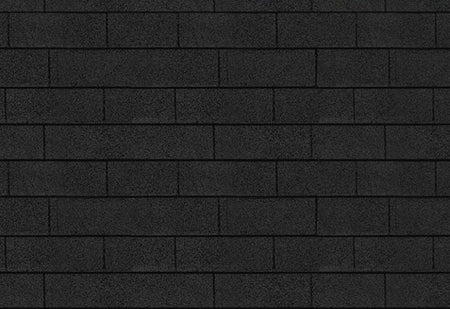 Karibu Dachschindeln Rechteck schwarz 1  Paket