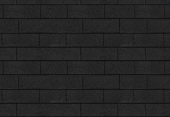 Karibu Dachschindeln Rechteck schwarz 1  Paket