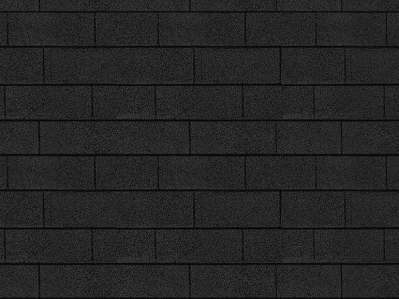Karibu Dachschindeln Rechteck schwarz 1  Paket