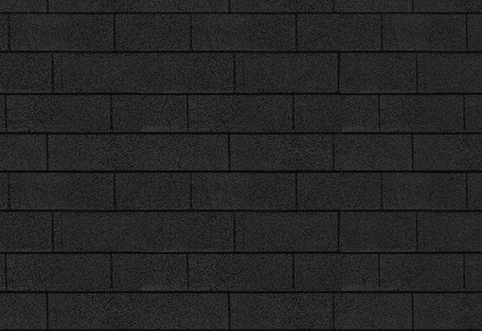 Karibu Dachschindeln Rechteck schwarz 1  Paket