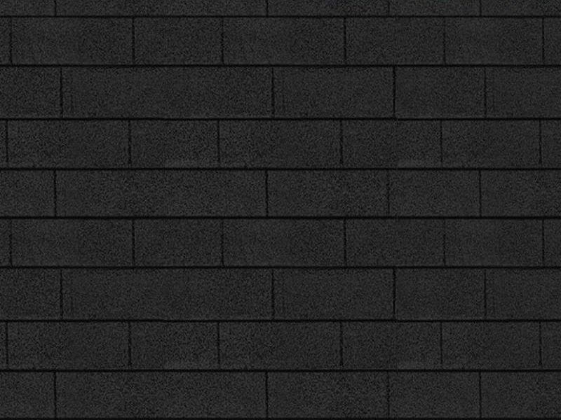 Karibu Dachschindeln Rechteck schwarz 10  Pakete