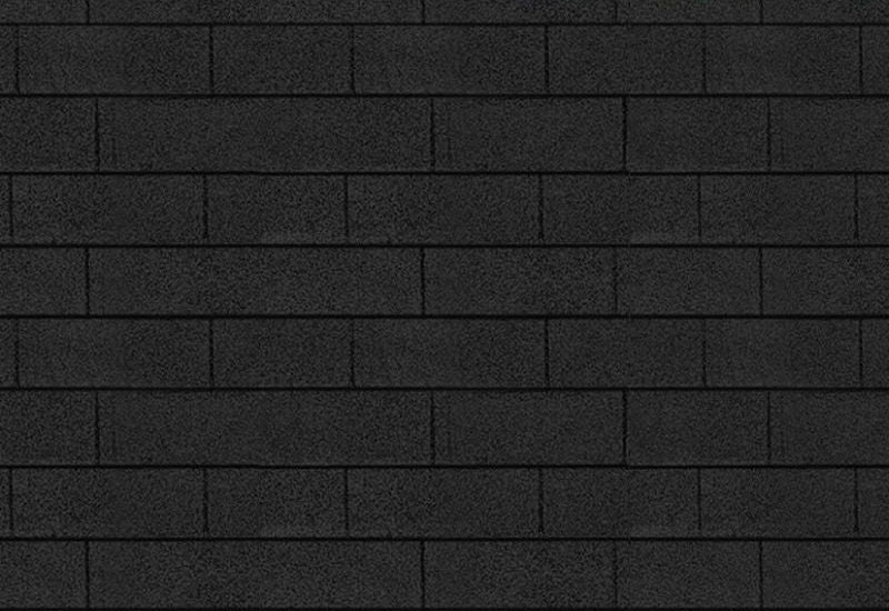 Karibu Dachschindeln Rechteck schwarz 14 Pakete