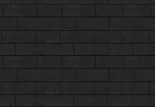 Karibu Dachschindeln Rechteck schwarz 3 Pakete