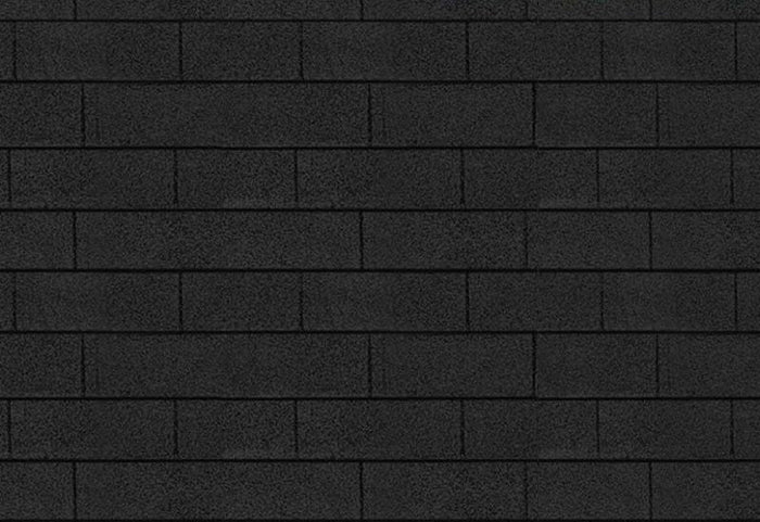 Karibu Dachschindeln Rechteck schwarz 3 Pakete