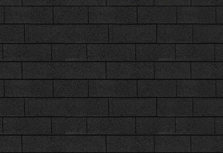 Karibu Dachschindeln Rechteck schwarz 4 Pakete