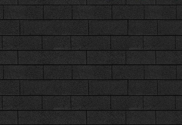 Karibu Dachschindeln Rechteck schwarz 4 Pakete