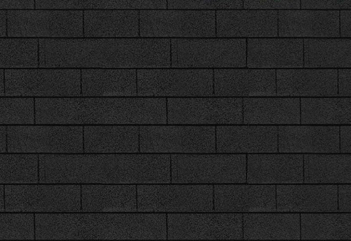 Karibu Dachschindeln Rechteck schwarz 4 Pakete