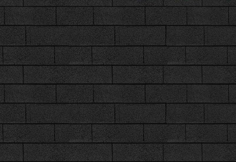 Karibu Dachschindeln Rechteck schwarz 4 Pakete