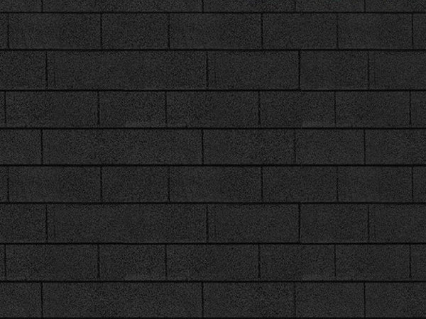 Karibu Dachschindeln Rechteck schwarz 4  Pakete