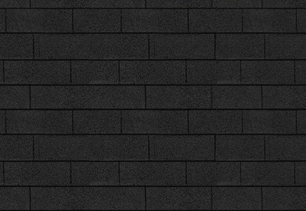 Karibu Dachschindeln Rechteck schwarz 4  Pakete