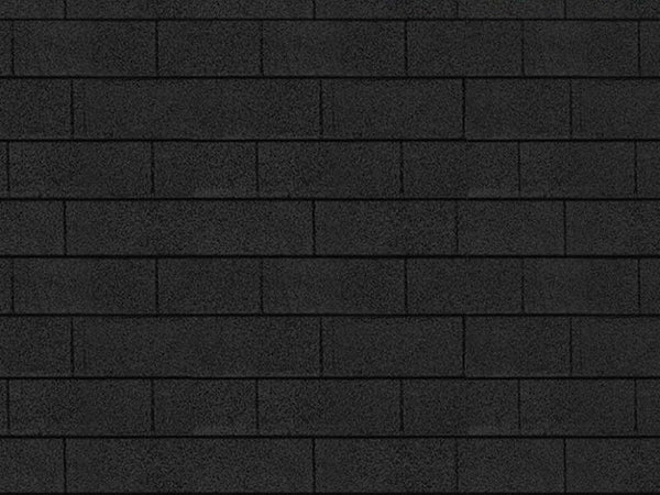 Karibu Dachschindeln Rechteck schwarz 5  Pakete