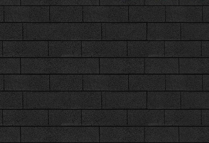Karibu Dachschindeln Rechteck schwarz 5  Pakete