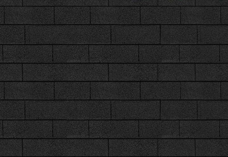 Karibu Dachschindeln Rechteck schwarz 6 Pakete