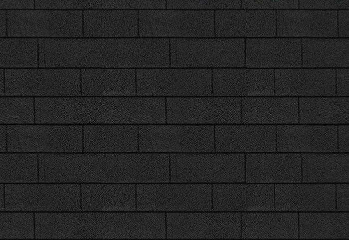 Karibu Dachschindeln Rechteck schwarz 6 Pakete
