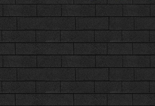 Karibu Dachschindeln Rechteck schwarz 8 Pakete