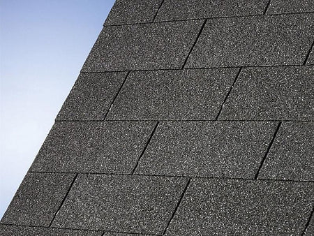 Karibu Dachschindeln Rechteck schwarz