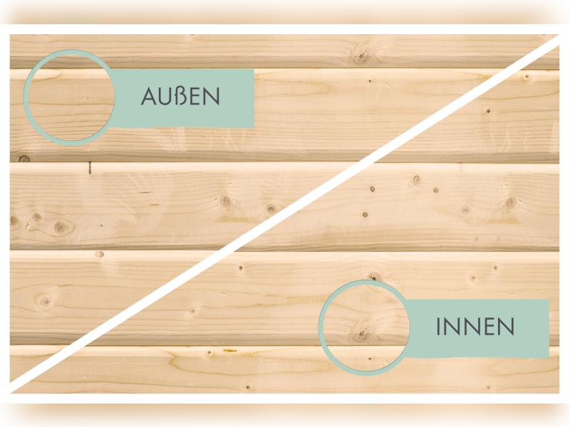 Karibu Einzelcarport Leimholz 2