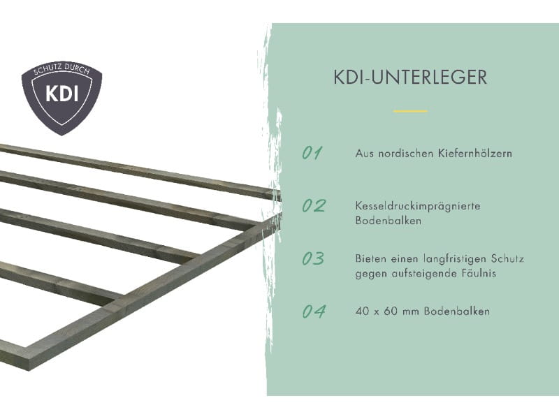 Karibu Fahrradgarage 3, terragrau, mit Solarpaket