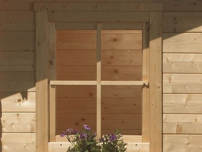 Karibu Fenster für 38 mm | natur | Dreh-/ Kipp - zum Selbsteinbau