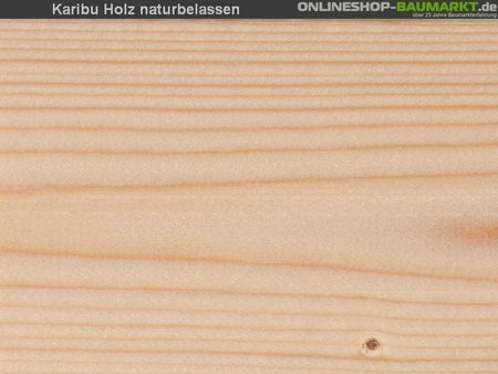 Karibu Fenster für 38 mm natur
