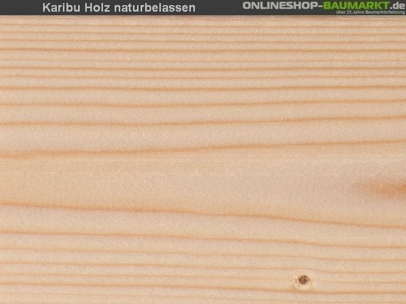 Karibu Fenster für 38 mm natur