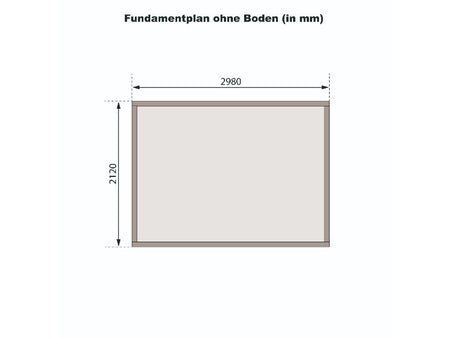 Karibu Gartenhaus Askola 4 natur 19 mm