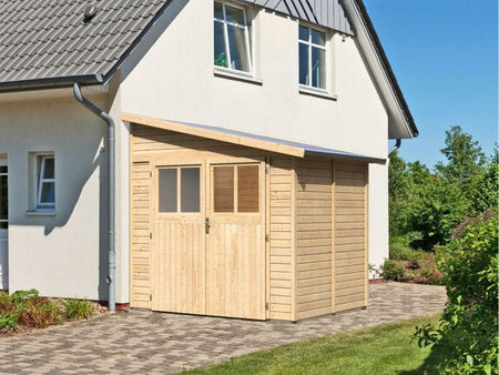Karibu Gartenhaus Bomlitz 2 natur 19 mm