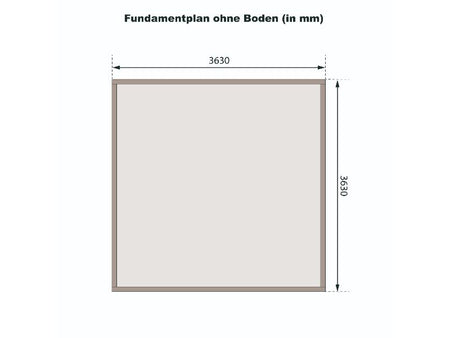 Karibu Gartenhaus Radeburg 3 terragrau mit Anbaudach 3,3 m und Rückwand