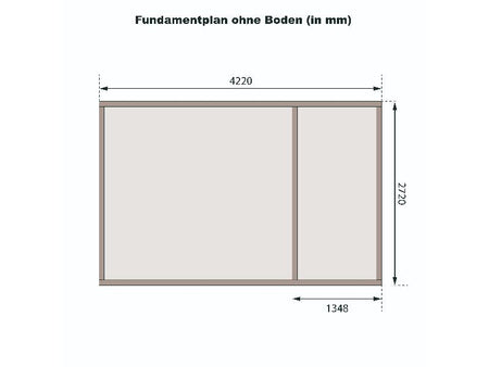 Karibu Gartenhaus Schönbuch 2 38 mm 2-Raum-Haus