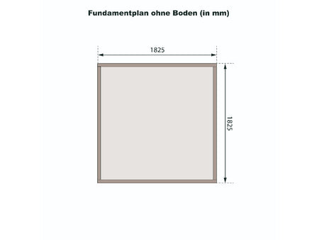 Karibu Gartenhaus Stockach 2 terragrau