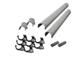 Karibu graue PVC-Dachrinne für Flachdach bis 525 cm Set O
