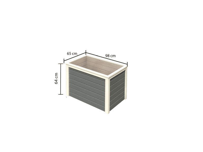 Karibu Hochbeet 0 terragrau 19 mm