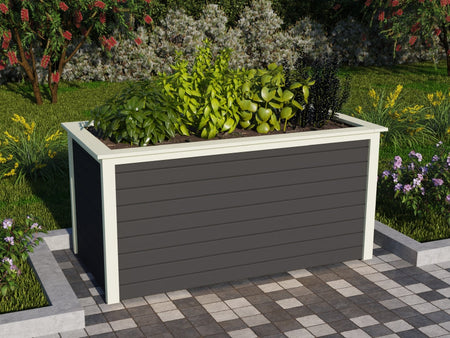 Karibu Hochbeet 2 terragrau 19 mm