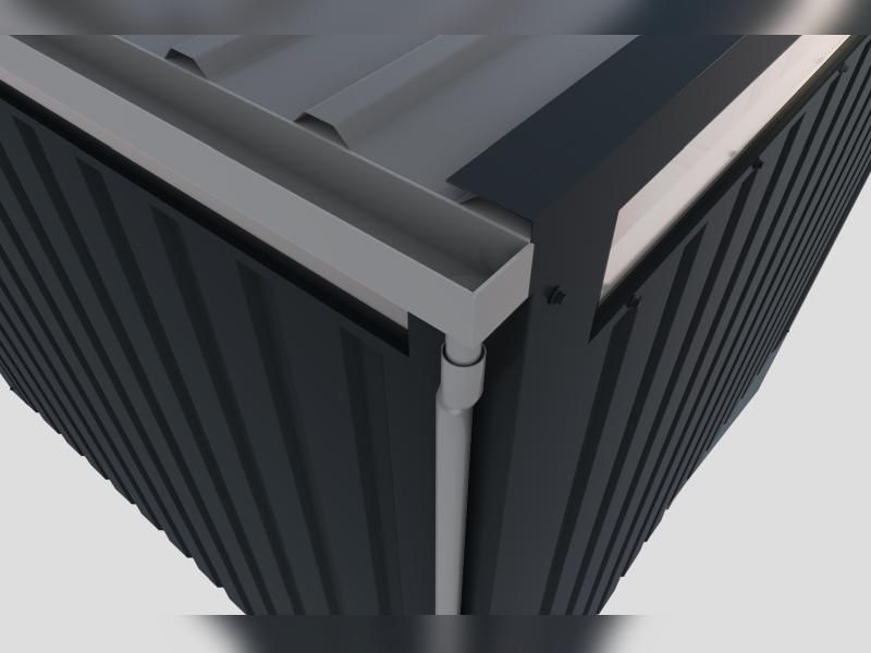 Karibu Metallgerätehaus Osten 1,5 anthrazit