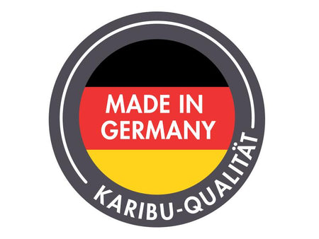 Karibu Metallgerätehaus Osten 1,5 graualuminium