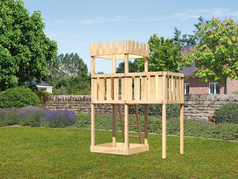Karibu Ritterburg Löwenherz + Anbauplattform