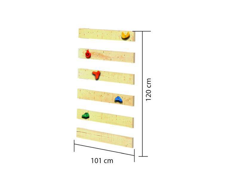 Karibu Ritterburg Löwenherz + Doppelschaukel + Kletterwand