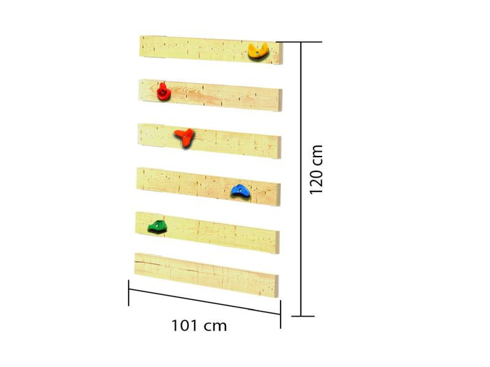 Karibu Ritterburg Löwenherz + Rutsche blau + Kletterwand