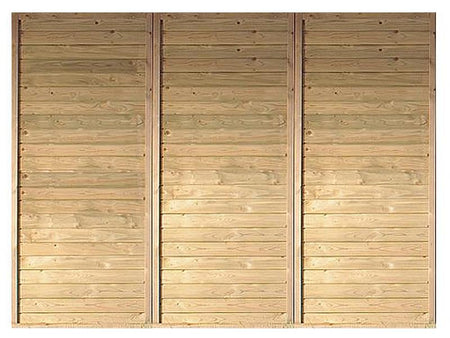 Karibu Rückwand für Einzelcarport kdi