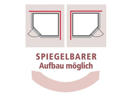 Karibu Sauna Carin inkl. 9 kW Ofen ext. Steuerung mit bronzierter Ganzglastür - mit Dachkranz -