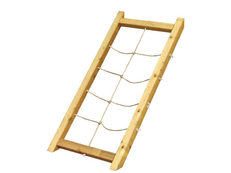 Karibu Spielturm Anna + Netzrampe