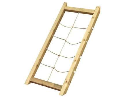 Karibu Spielturm Lotti mit Netzrampe