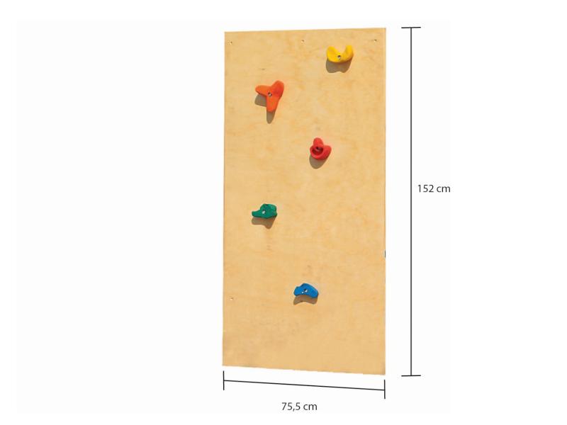 Karibu Spielturm Luis Satteldach + Doppelschaukel + Kletterwand