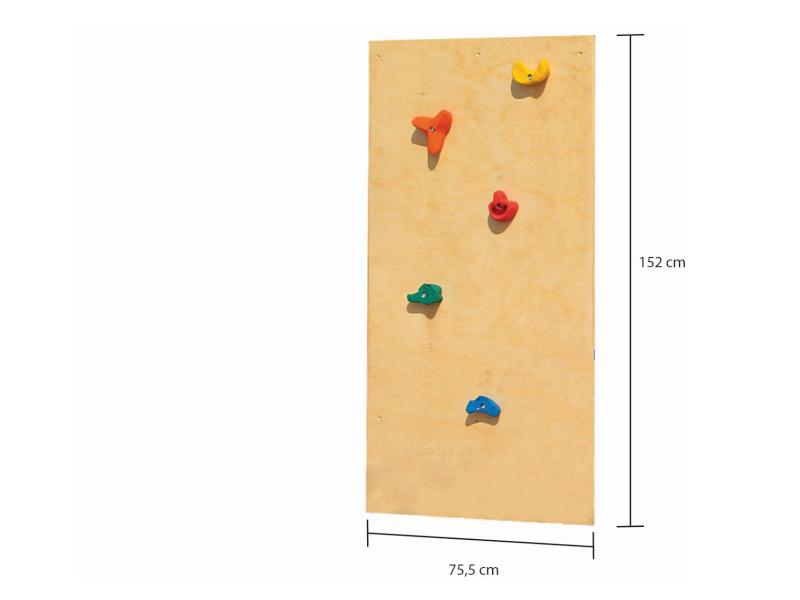 Karibu Spielturm Luis Satteldach + Rutsche blau + Kletterwand