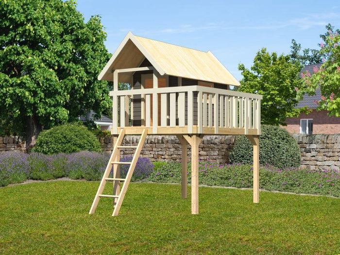 Karibu Stelzenhaus Fidel terragrau
